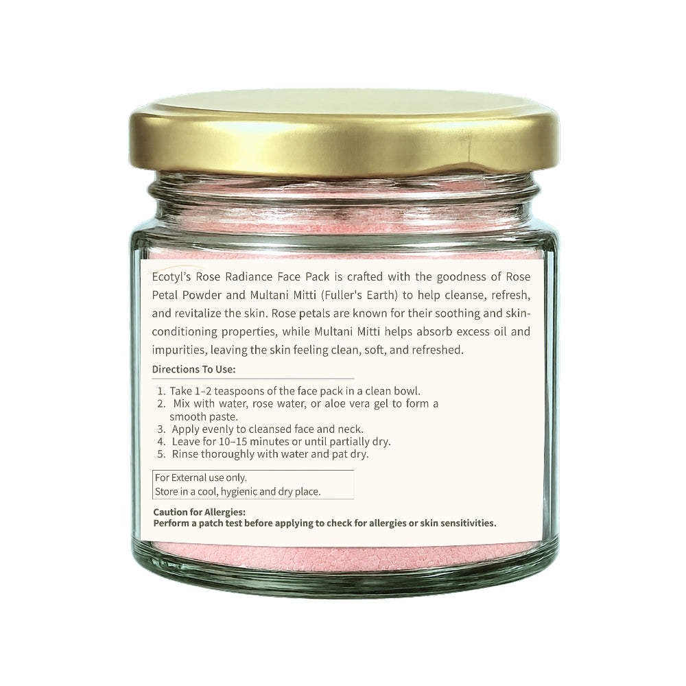 Ecotyl Rose Radiance Face Pack