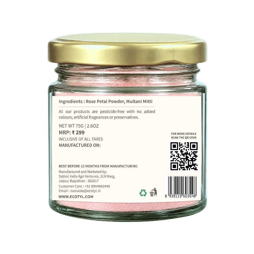 Ecotyl Rose Radiance Face Pack