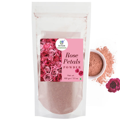 Nxtgen Ayurveda's Rose Petal Powder - 100 Gms (Pack of 2)
