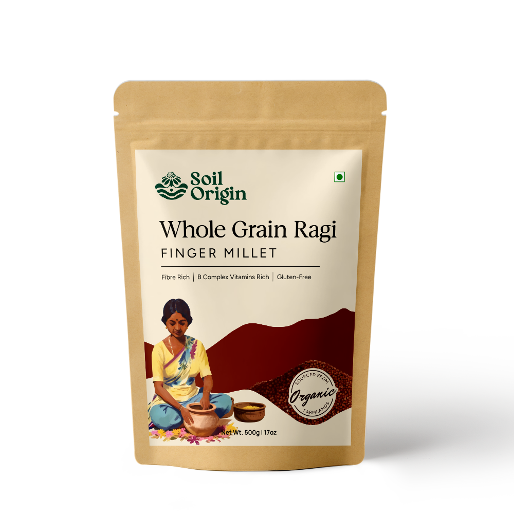 Soil Origin Ragi Whole (Finger Millet) - Set Of 2