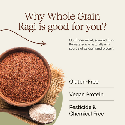 Soil Origin Ragi Whole (Finger Millet) - Set Of 2