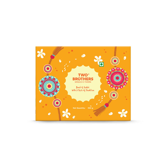 Two Brothers Organic Farms Rakhi Gift Box (870G) A Festive Hamper of Clean, Farmer-Made Foods | Celebrate with Health & Love