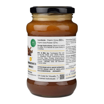 Indigenous Honey  Raw Organic Honey with Infused Clove