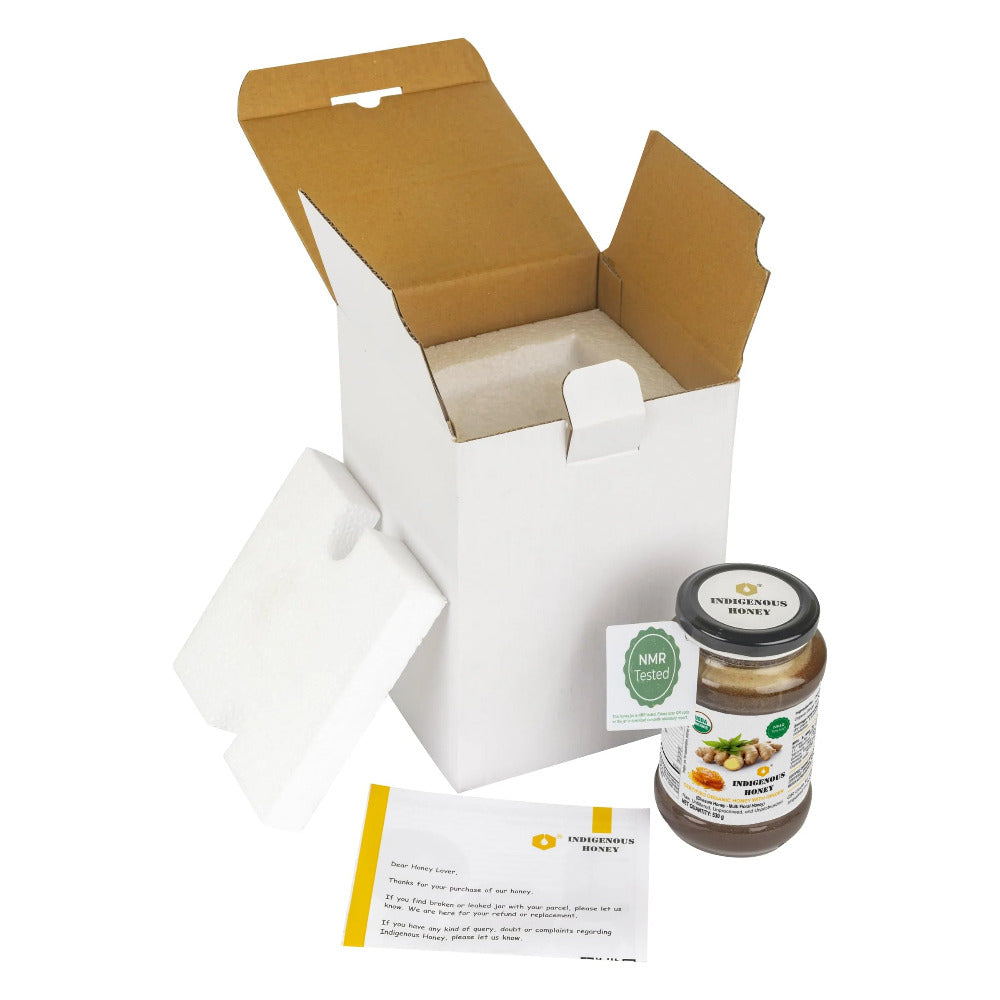 Indigenous Honey Raw Organic Honey with Infused Ginger