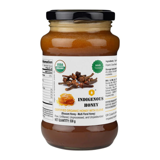 Indigenous Honey  Raw Organic Honey with Infused Clove