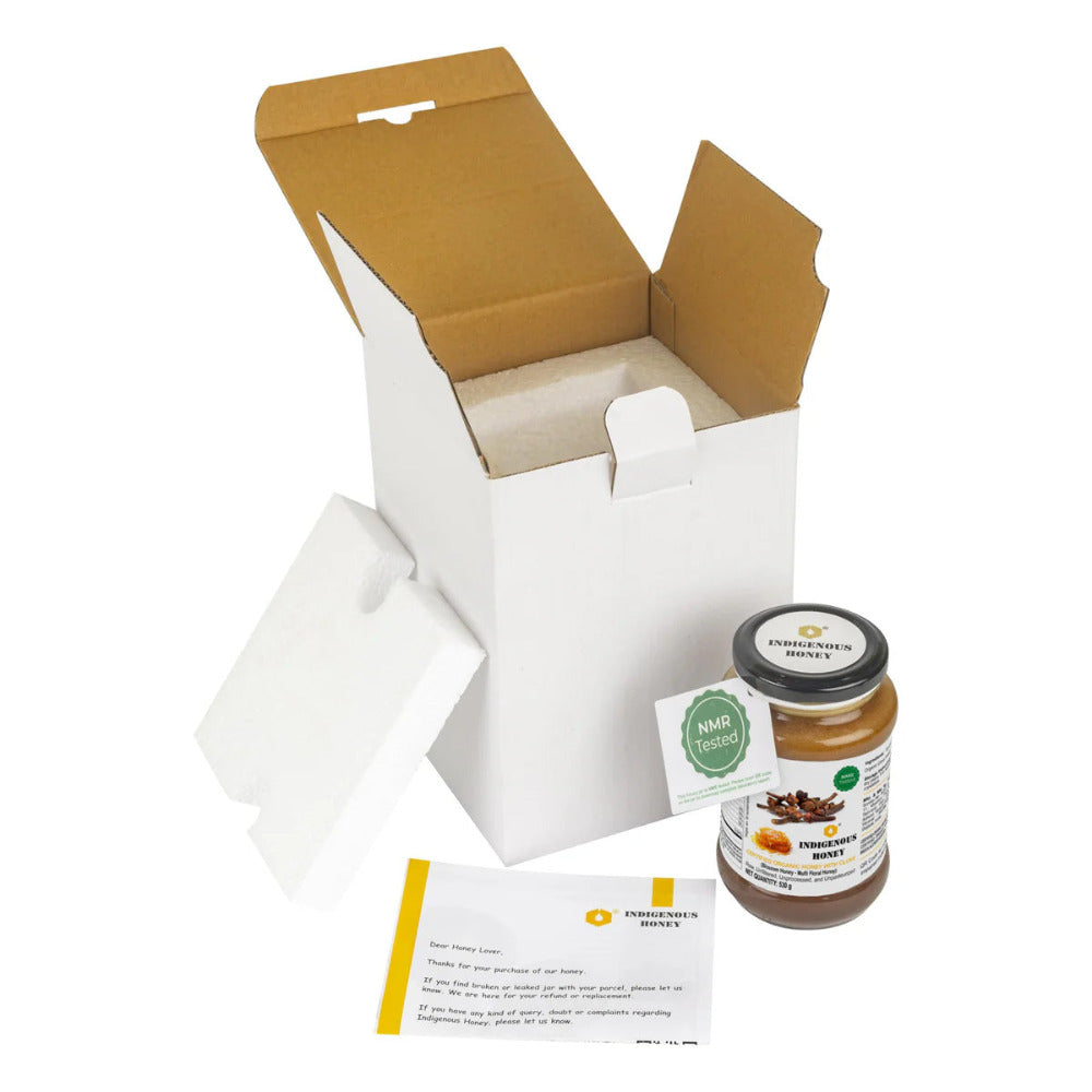 Indigenous Honey  Raw Organic Honey with Infused Clove