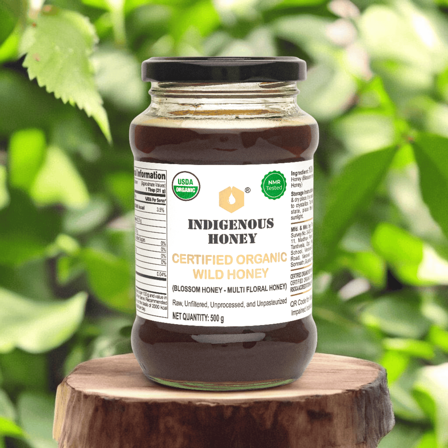 Indigenous Honey USDA Certified Organic Wild Honey
