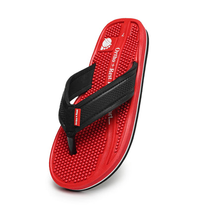 Ortho + Rest Orthopedic Men's Flip Flops with Acupressure Footbed