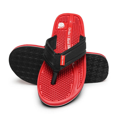 Ortho + Rest Orthopedic Men's Flip Flops with Acupressure Footbed