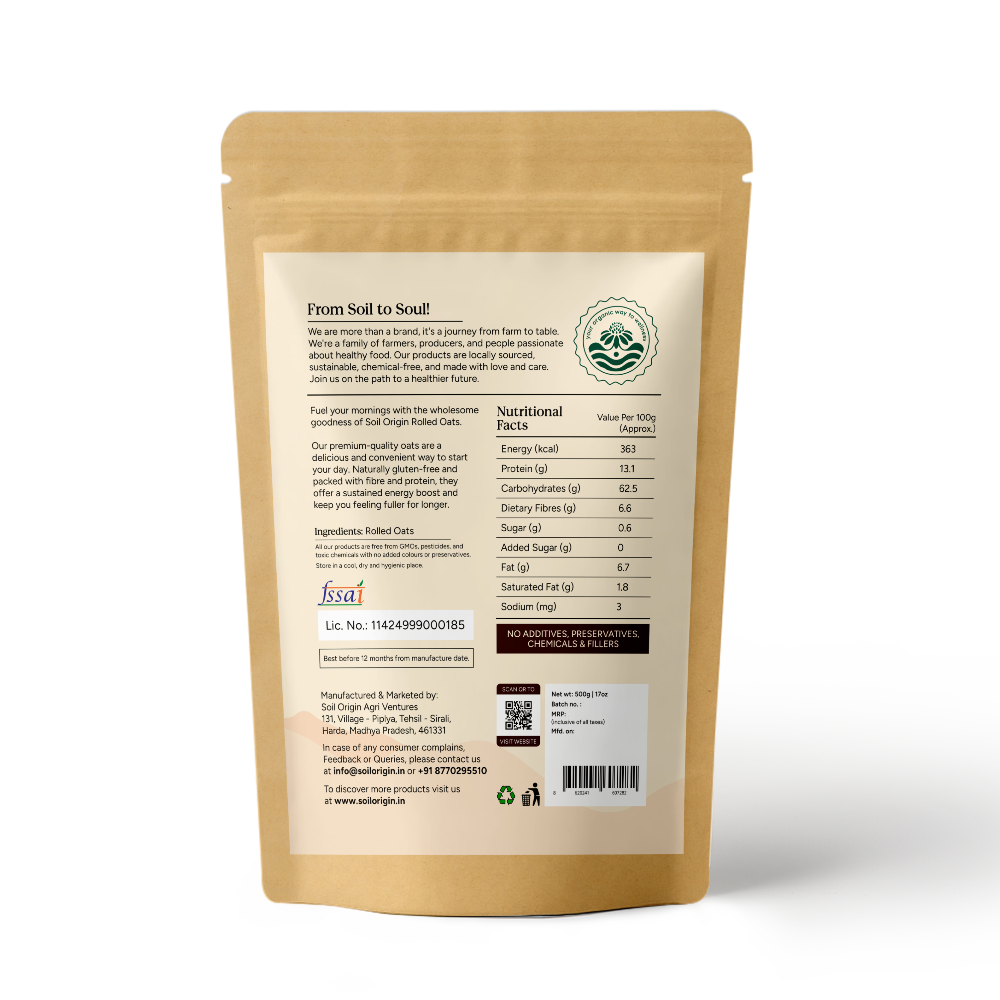Soil Origin Rolled Oats