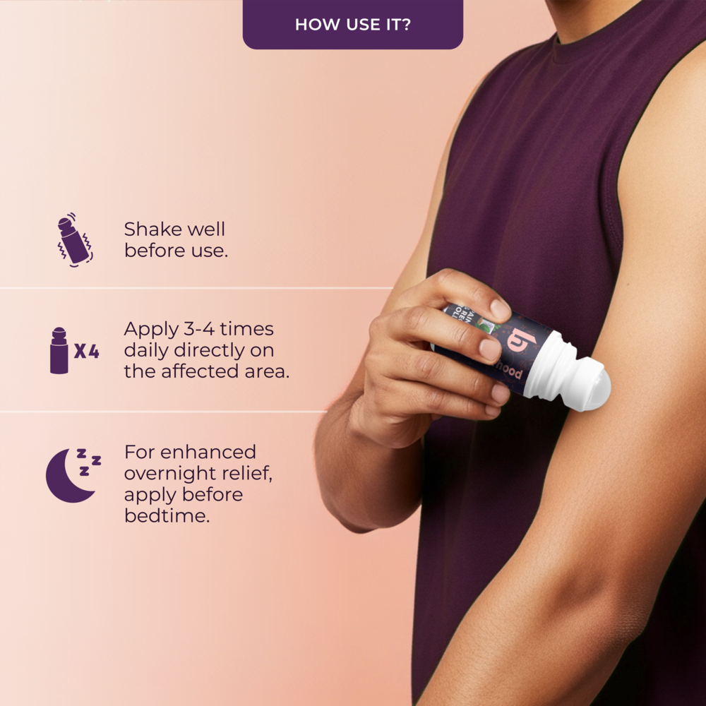Betterhood Pain Relief and Recovery Roll-On
