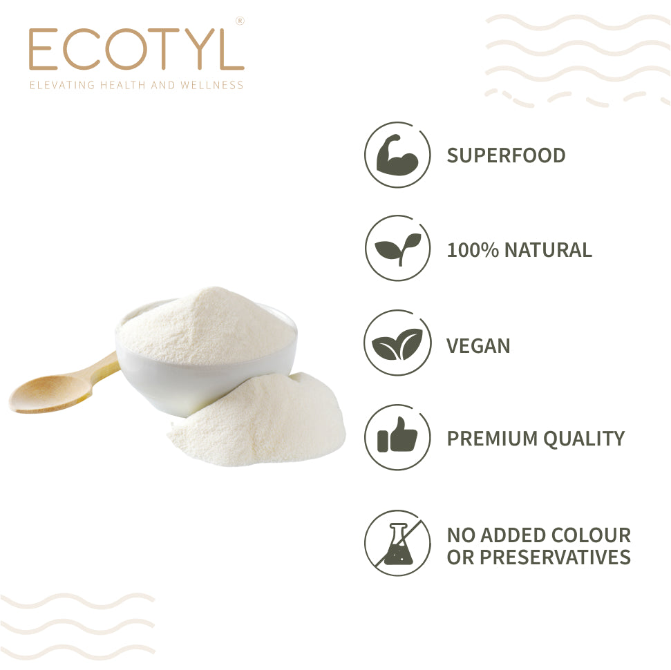 Ecotyl's Safed Musli Raw Powder (100%) - 100g