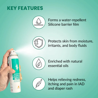 Soreze DR Spray Anti-Diaper Rash Spray