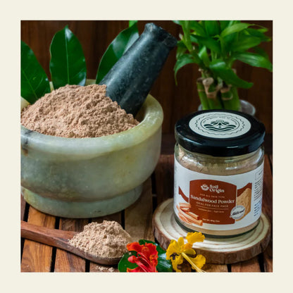 Soil Origin Natural Skincare Duo - Sandalwood Powder & Multani Mitti