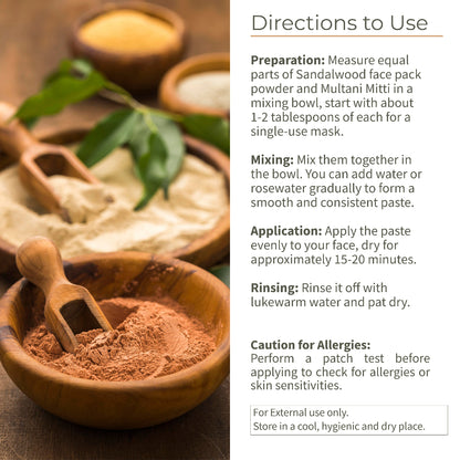 Ecotyl Sandal Wood Face Pack Powder