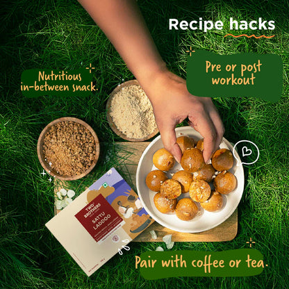 Two Brothers India Farms Sattu and Jaggery Laddu/Laddoo