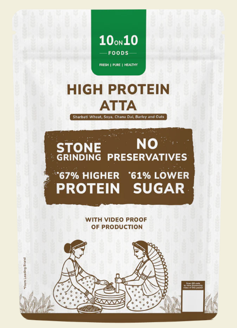 10on10foods High Protein Atta 2 Kg