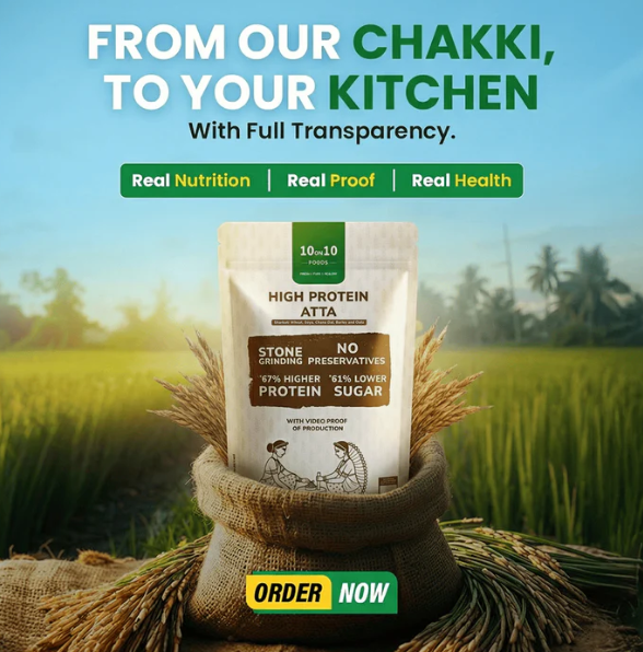 10on10foods High Protein Atta 2 Kg