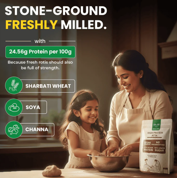 10on10foods High Protein Atta 2 Kg