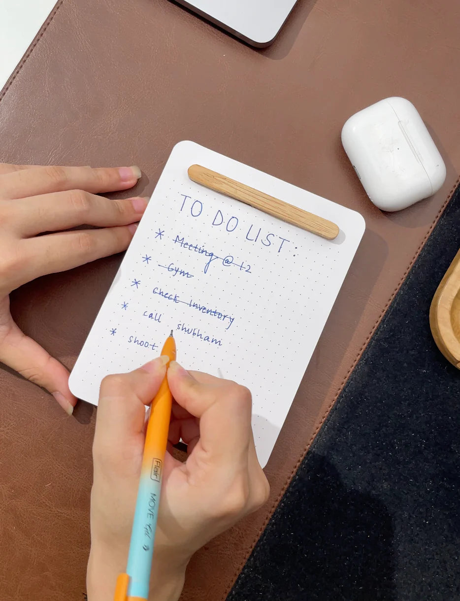 Refillable Wood Notepad