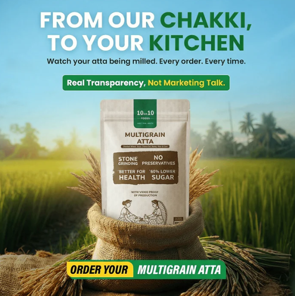 10on10foods Multigrain Atta 2 Kg