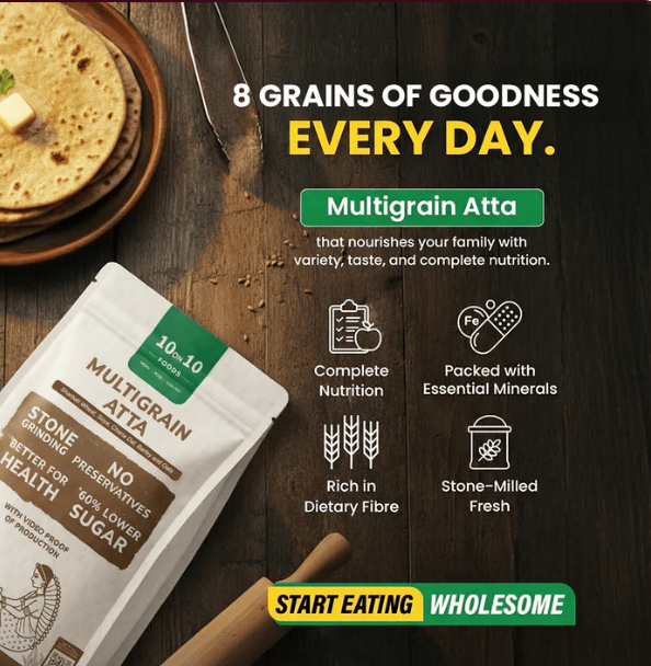 10on10foods Multigrain Atta 2 Kg