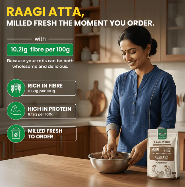 10on10foods Ragi Flour 2 Kg