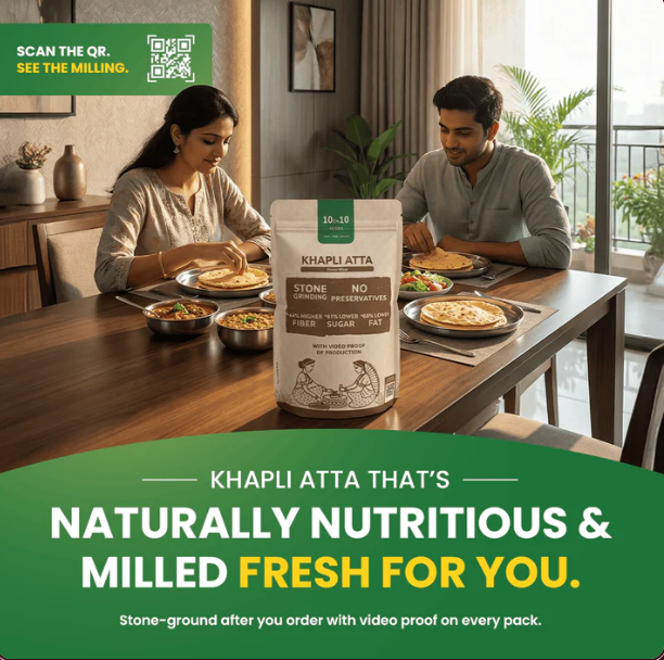 10on10foods Khapli Atta 2 Kg