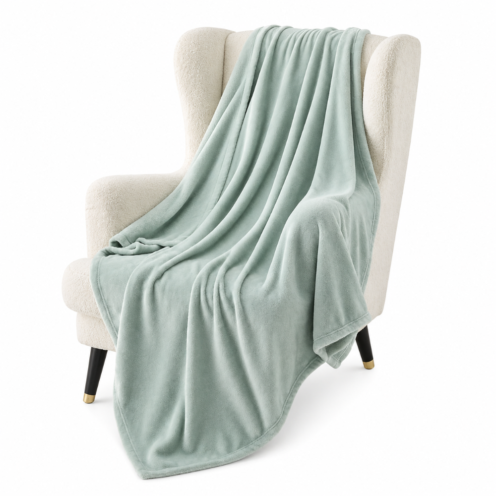 Morado 190 GSM Flannel Super Soft Warm Single Blanket for Winters - 60x90 Inches