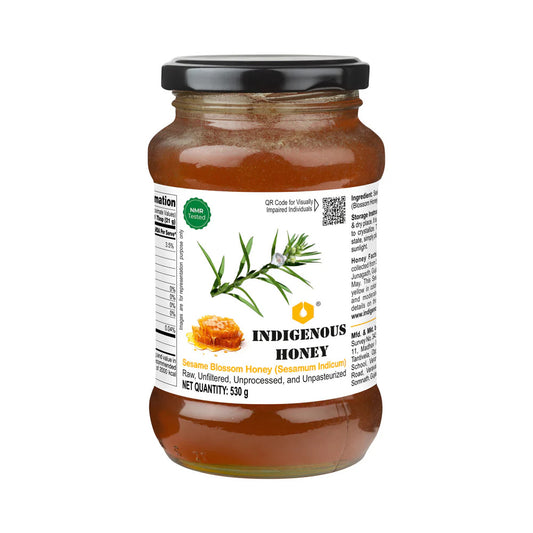 Indigenous Honey Natural Sesame Honey - Raw, Unfiltered, Pure
