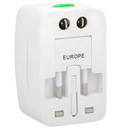 LA' FORTE Flixx Universal Travel Adapter with Dual USB Ports