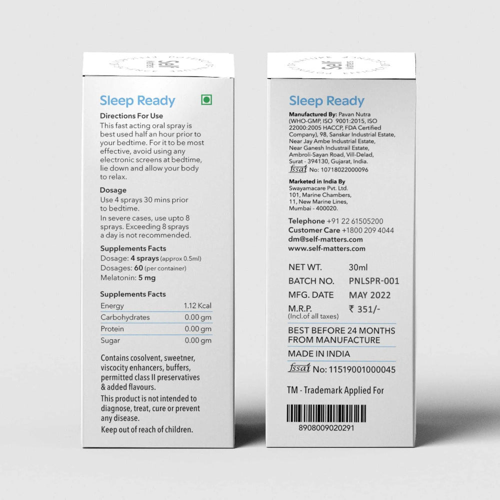 Self Matters Sleep Ready Oral Spray