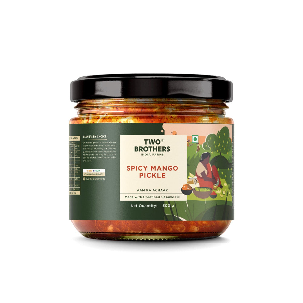 Two Brothers India Farms Spicy Mango Pickle