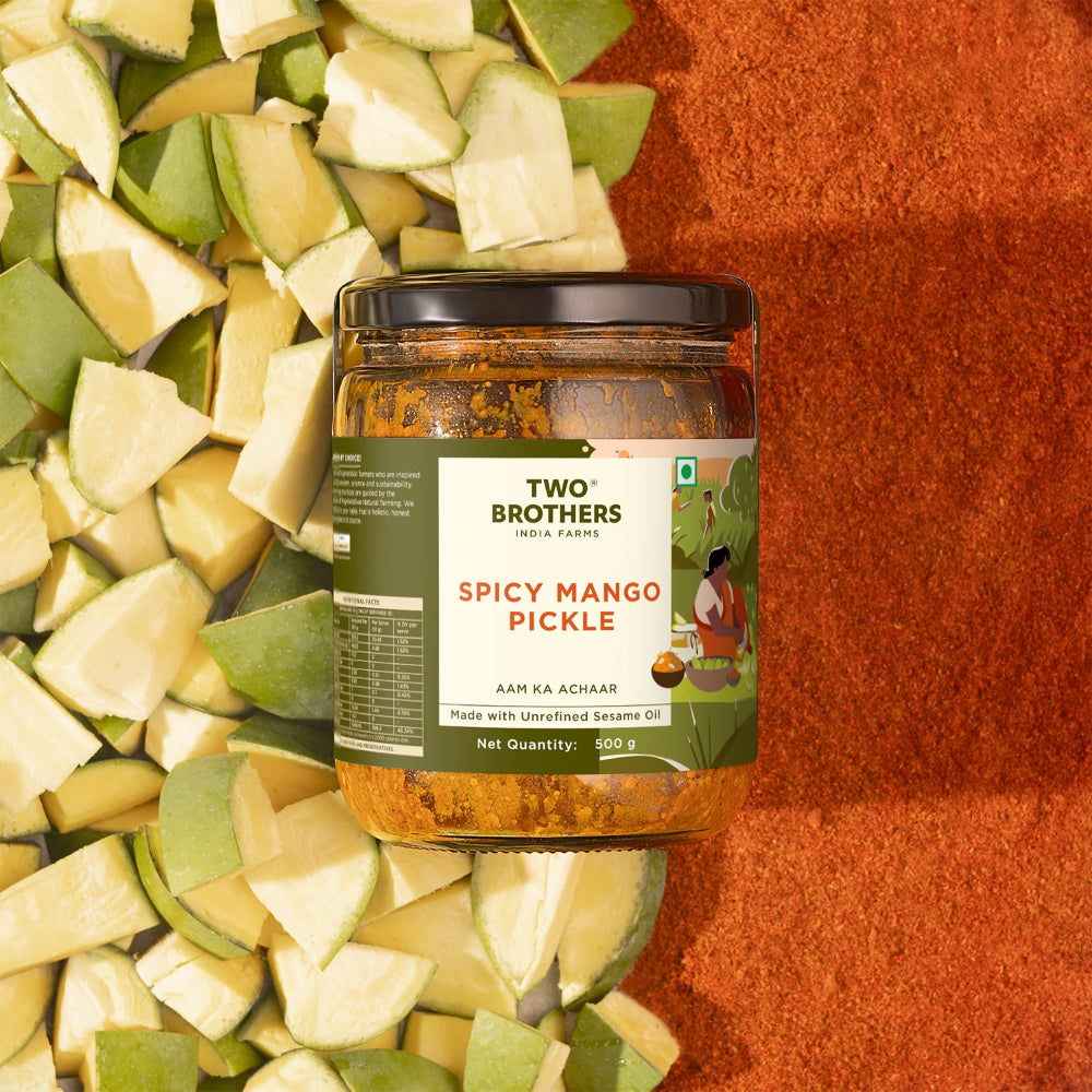 Two Brothers India Farms Spicy Mango Pickle