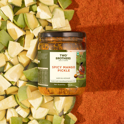 Two Brothers India Farms Spicy Mango Pickle