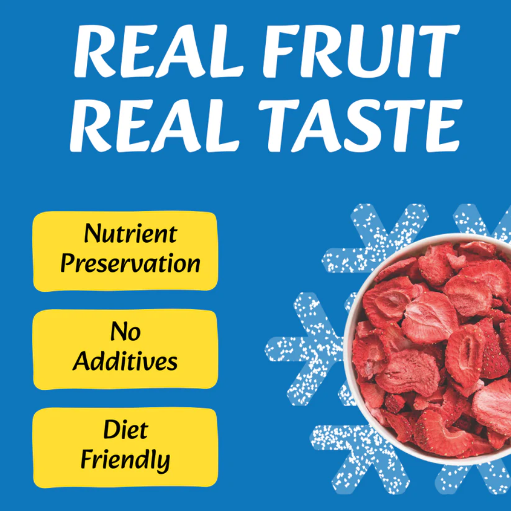 SnoBite Strawberry Stand-up Ziplock Pouch