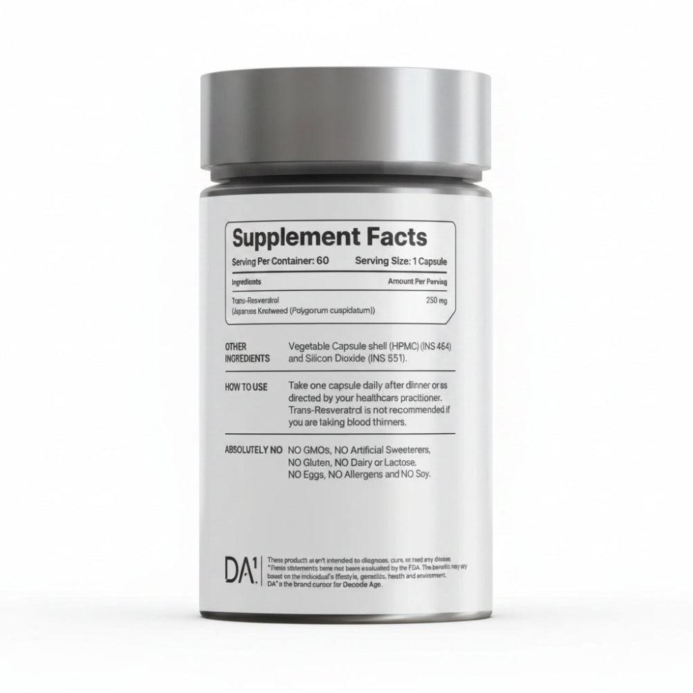 Decode Age Trans Resveratrol | Japanese Knotweed Extract |250mg