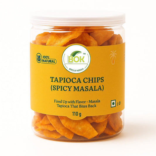 Bites Of Kerala Tapioca Chips Spicy Masala- 110G