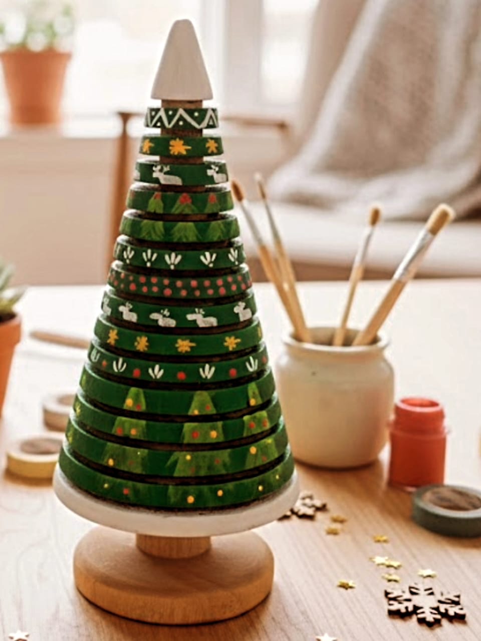 The North Pole Parcel- The Painted Pine (9inch)