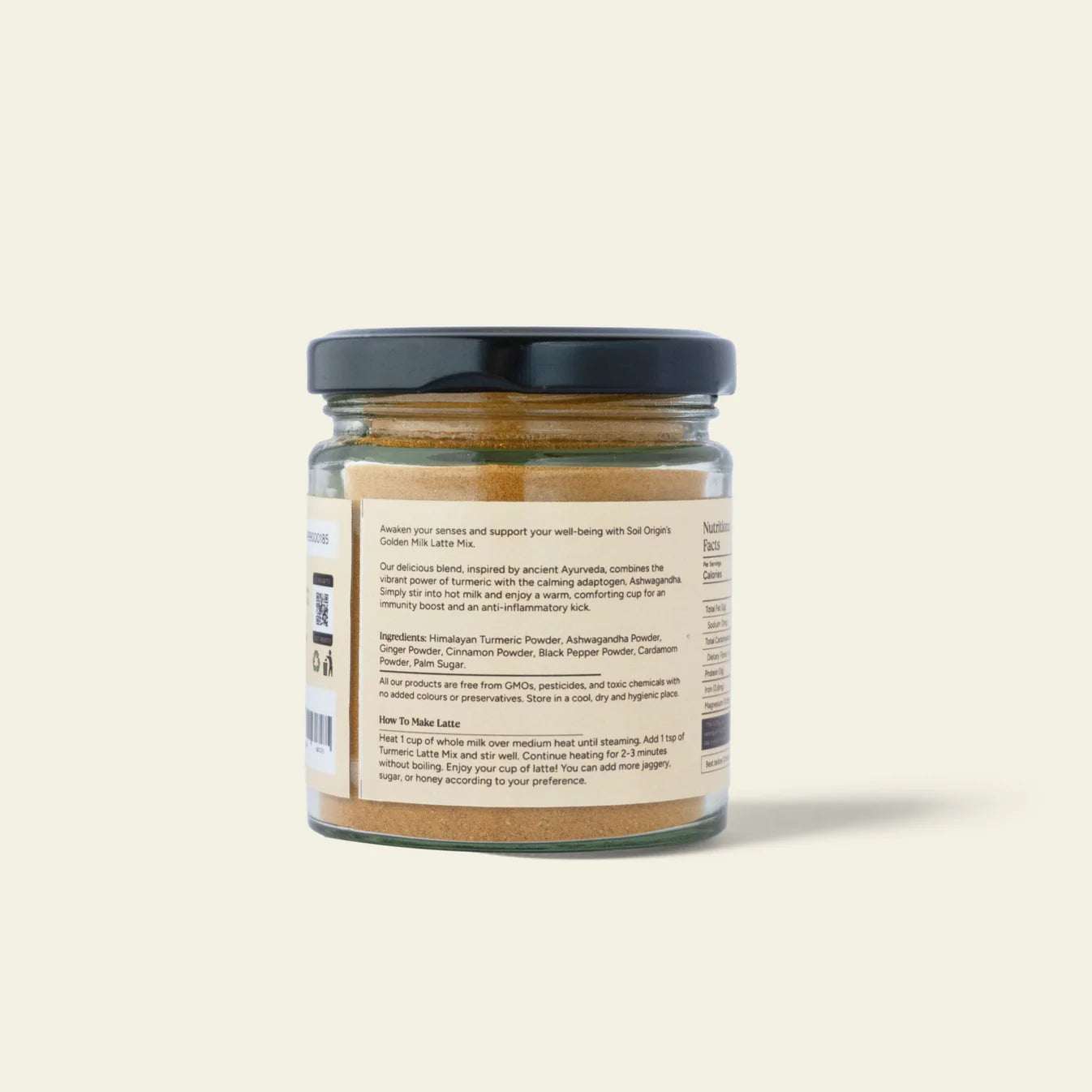 Soil Origin's Turmeric Latte Mix With Ashwagandha (Goldern Milk Powder) 100 GMS