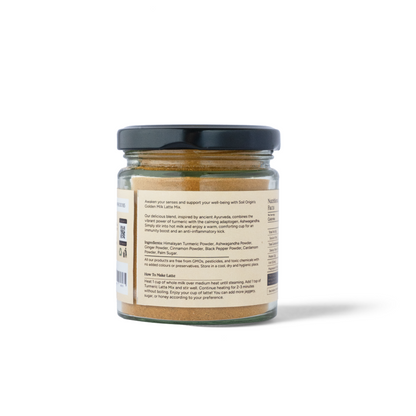 Soil Origin Turmeric Latte Mix With Ashwagandha (Goldern Milk Powder)