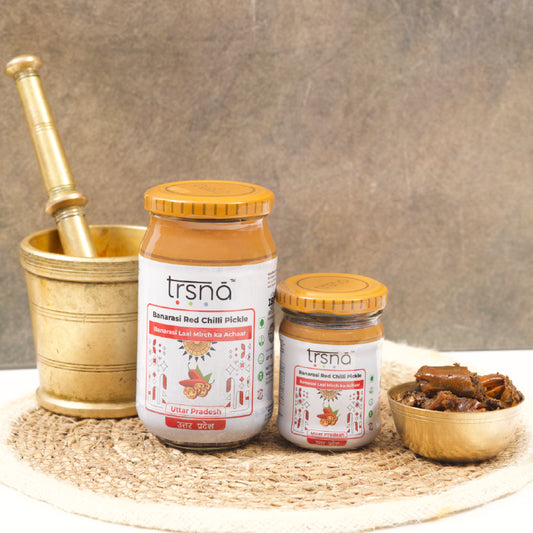 Trsna Banarasi Red Chilli Pickle - 300 Grams