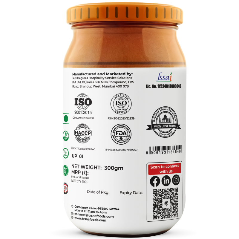 Trsna Banarasi Red Chilli Pickle - 300 Grams