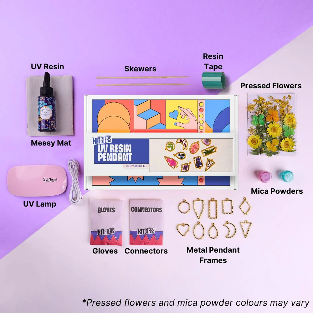 Kitsters DIY UV Resin Pendant Kit