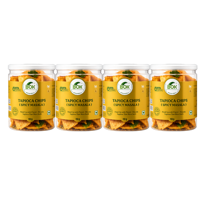 Bites Of Kerala Tapioca Chips Spicy Masala