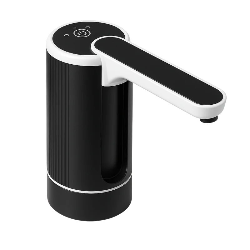 LA' FORTE Rechargeable Automatic Water Dispenser Pump with 1200mAh Battery - Fits Standard Water Bottles - One-Touch Operation | USB Charging (Color as per availability)