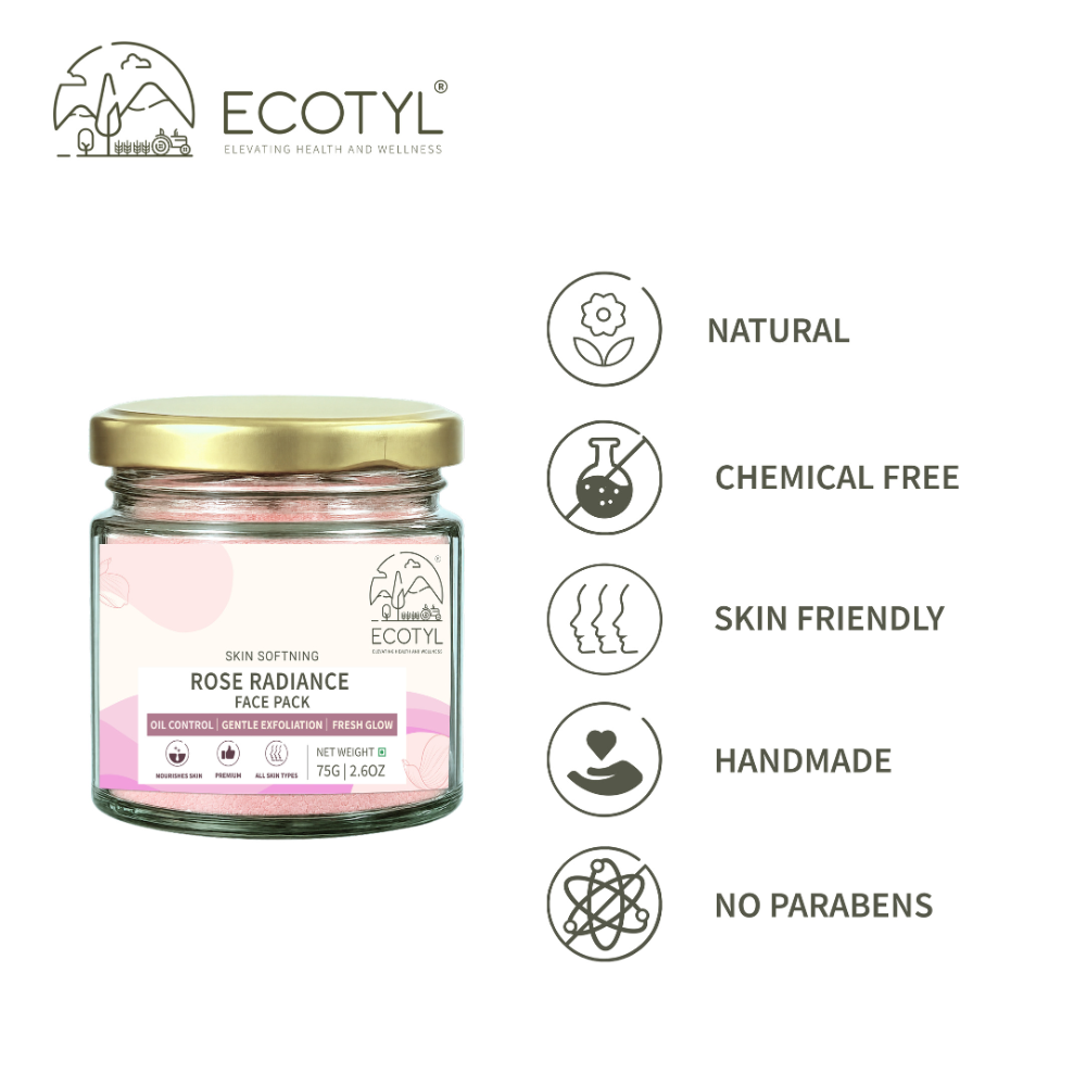 Ecotyl Rose Radiance Face Pack