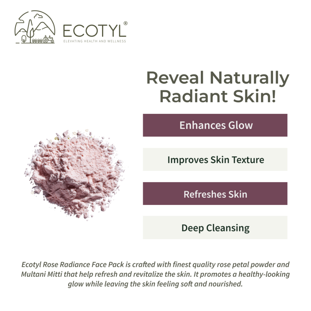 Ecotyl Rose Radiance Face Pack