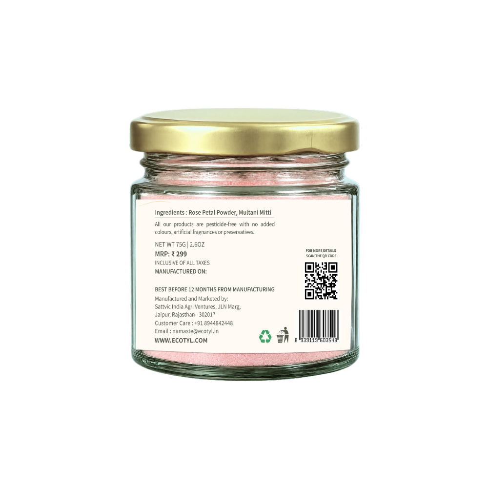 Ecotyl Rose Radiance Face Pack