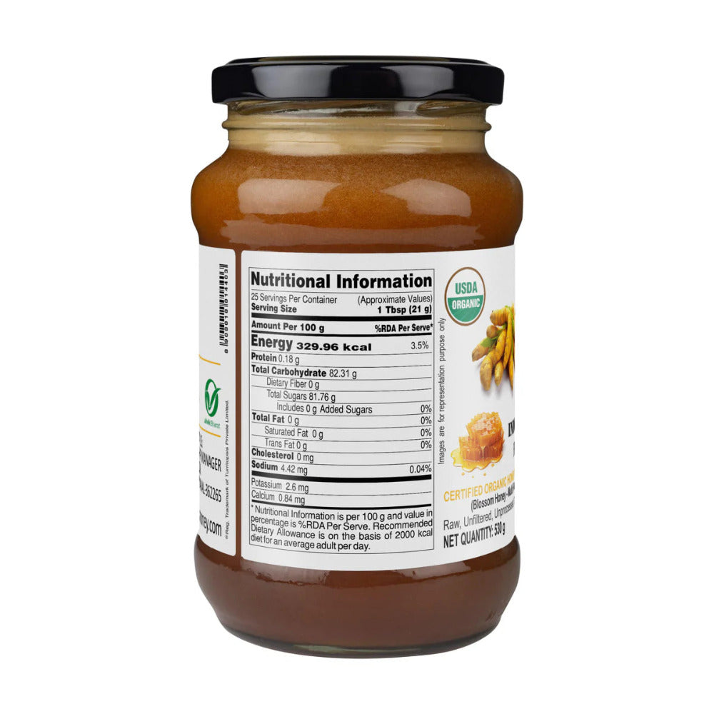Indigenous Honey  Raw Organic Honey with Infused Turmeric